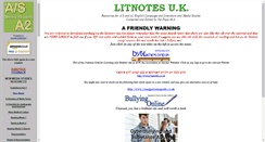 Desktop Screenshot of litnotes.co.uk