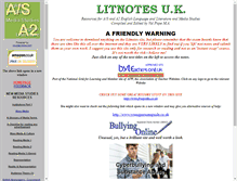 Tablet Screenshot of litnotes.co.uk